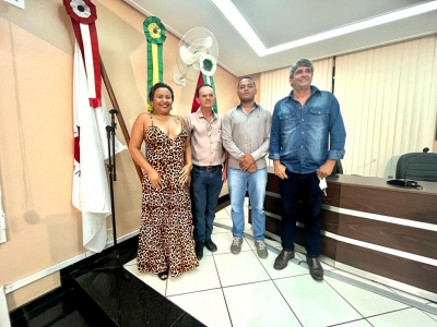 Rômulo Linhares é eleito presidente da Câmara de Rio Piracicaba.